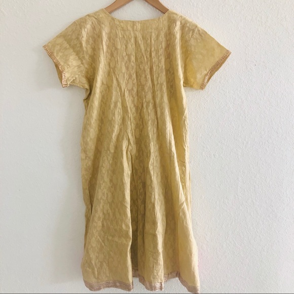 Casual Muslim Indian Embroidered Mini Dress - Picture 3 of 8